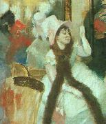 Edgar Degas Portrait after a Costume Ball oil painting reproduction